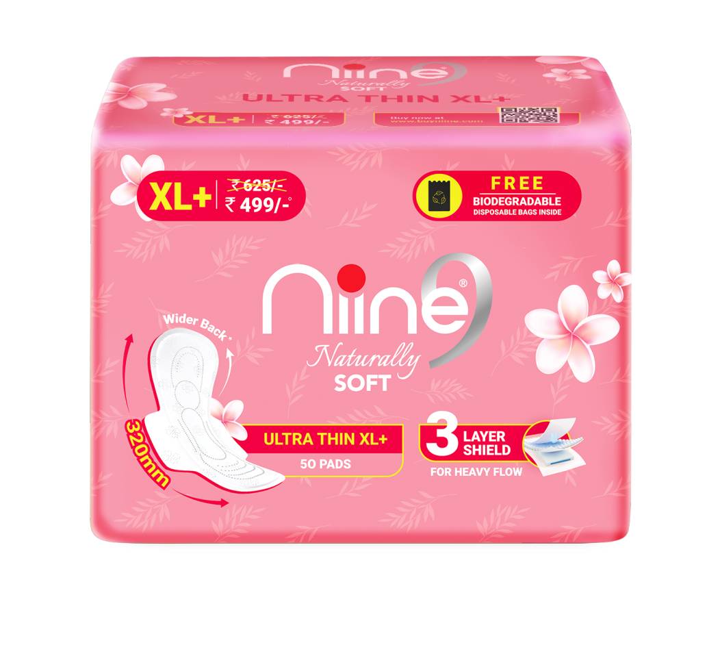 Niine Naturally Soft Ultra Thin XL 50 Pads